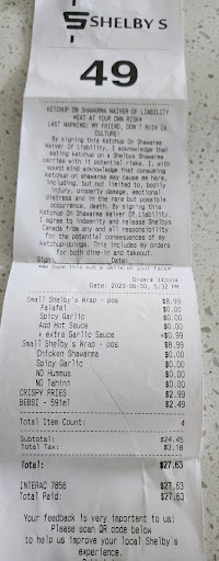 Photo of Shelby's Legendary Shawarma - Talbot Village - 825 Southdale Rd W #1, London, ON N6P 1P6